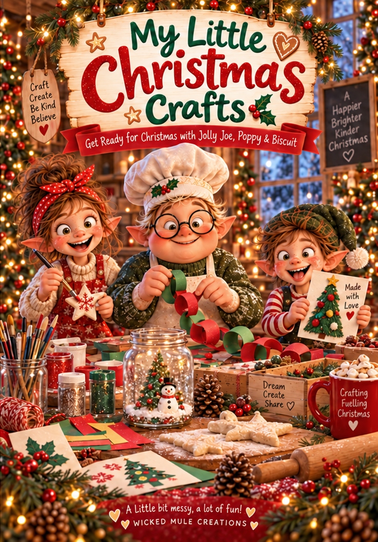 My Little Christmas Crafts approved book cover
